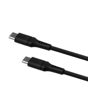 Fixed | Liquid Silicone Cable USB-C/USB-C, 2m, 60W | FIXDLS-CC2-BK