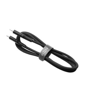 Fixed | Liquid Silicone Cable USB-C/USB-C, 2m, 60W | FIXDLS-CC2-BK