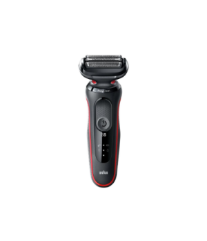 Braun | Shaver | 51-R1000s | Operating time (max) 50 min | Wet & Dry | Black/Red