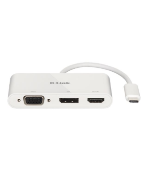 D-Link | 3-in-1 USB-C to HDMI/VGA/DisplayPort Adapter | DUB-V310 | USB hub | USB Type-C