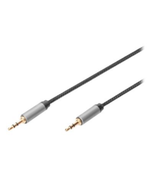 Digitus | AUX Audio Cable Stereo | DB-510110-018-S | 3.5 mm jack to 3.5 mm jack 3.5mm stereo plug | 3.5mm stereo plug