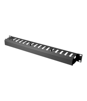 Digitus | 1U cable management cage detachable rear plate | DN-97617 | Black | For installation on the 483 mm (19“) profile rails