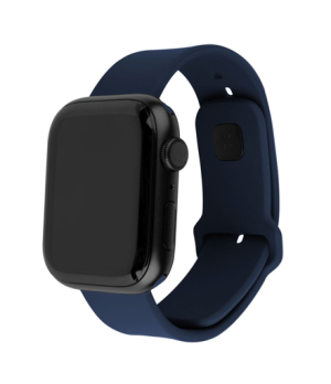 Fixed | Sporty Strap Set for Apple Watch 42/44/45 mm | 170-235 mm | Blue | Silicone