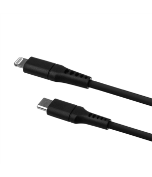 Fixed | Liquid Silicone Cable USB-C/Lightning, 1.2m | FIXDLS-CL12-BK