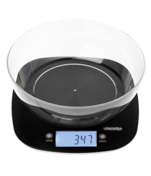 Adler Kitchen Scale with a bowl | MS 3179b | Graduation 1 g | Display type LCD | Black