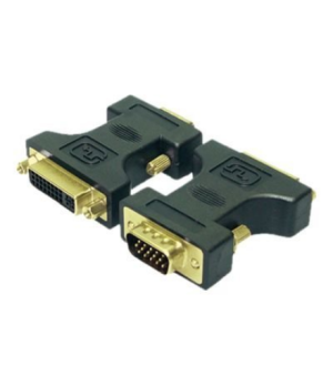 LogiLink® DVI Adapter DVI-I female - VGA DSUB male  | Logilink | Vga to dvi adapter | Black | HD DSUB 15-pin male | DVI-D (24+5)