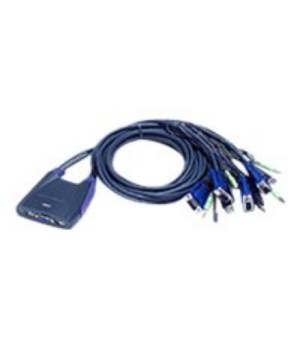 Aten 4-Port USB VGA/Audio Cable KVM Switch | Aten | 4-Port USB VGA/Audio Cable KVM Switch (0.9m, 1.2m)