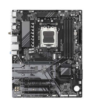 Gigabyte B650 UD AX | Processor family AMD Ryzen | Processor socket AM5 | DDR5 | Number of SATA connectors 4