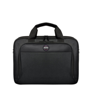 PORT DESIGNS | 105064 | HANOI II CLAMSHELL | Fits up to size 15.6 " | Messenger - Briefcase | Black | Shoulder strap