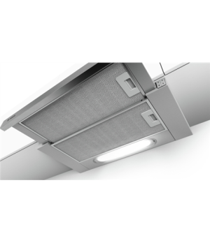 Bosch | Hood | DFT63AC50 Series 4 | Energy efficiency class D | Telescopic | Width 60 cm | 368 m³/h | Mechanical | Silver | LED