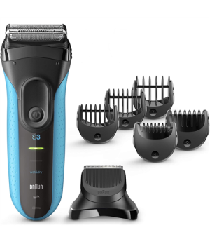 Braun | Shaver with trimmer | Series 3 Shave&Style 3010BT | Operating time (max) 45 min | Wet & Dry | NiMH | Black/Blue