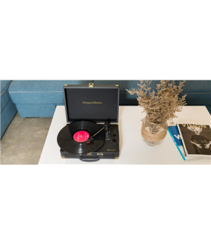 Muse | Turntable Stereo System | MT-103 GD | Black | 3 speeds | USB port | AUX in