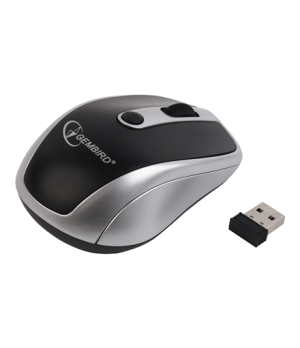 Gembird MUSW-002 2.4GHz Wireless Optical Mouse USB Optical Mouse Black/Silver