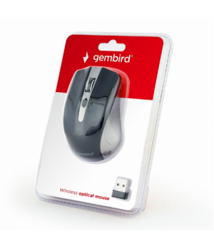 Gembird | MUSW-4B-04-GB | 2.4GHz Wireless Optical Mouse | Optical Mouse | USB | Spacegrey/Black