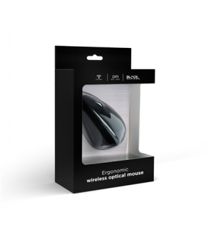 Gembird | MUSW-ERGO-01 | 2.4GHz Wireless Optical Mouse | Optical Mouse | USB | Black