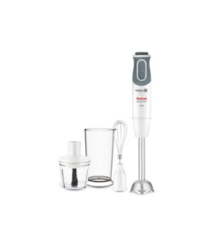 TEFAL | Blender | Optichef 3-in-1 HB643138 | Hand Blender | 800 W | Number of speeds 20 | Turbo mode | Chopper | White/Grey