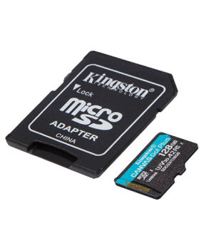 Kingston | microSD | Canvas Go! Plus | 128 GB | MicroSD | Flash memory class 10 | SD Adapter