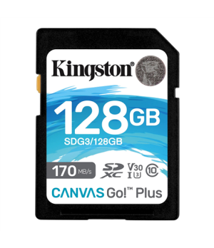 Kingston | Canvas Go! Plus | 128 GB | SD | Flash memory class 10