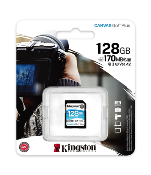 Kingston | Canvas Go! Plus | 128 GB | SD | Flash memory class 10