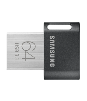 Samsung | FIT Plus | MUF-64AB/APC | 64 GB | USB 3.1 | Black/Silver