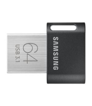 Samsung | FIT Plus | MUF-64AB/APC | 64 GB | USB 3.1 | Black/Silver