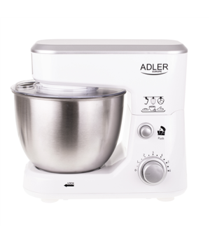 Adler | AD 4216 | 1000 W | Number of speeds 6 | Bowl capacity 4 L | White