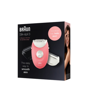 Braun | Silk-épil 3 SE3440 | Epilator | Pink