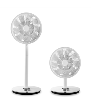 Duux | Smart Fan | Whisper Flex | Stand Fan | White | Diameter 34 cm | Number of speeds 26 | Oscillation | 3-27 W | Yes | Timer