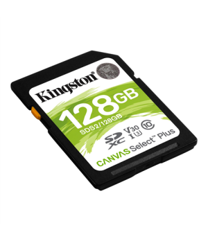 Kingston | Canvas Select Plus | 128 GB | SDHC | Flash memory class 10