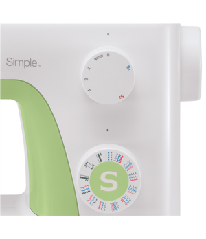 Singer | Sewing Machine | Simple 3229 | Number of stitches 31 | Number of buttonholes 1 | White/Green