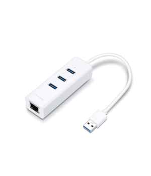 TP-LINK | USB 3.0 3-Port Hub & Gigabit Ethernet Adapter 2 in 1 USB Adapter | UE330