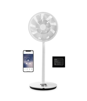 Duux | Smart Fan | Whisper Flex Smart with Battery Pack | Stand Fan | White | Diameter 34 cm | Number of speeds 26 | Oscillation