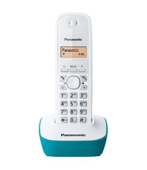 Panasonic | Cordless phone | KX-TG1611FXC | Built-in display | Caller ID | White | Conference call | Wireless connection