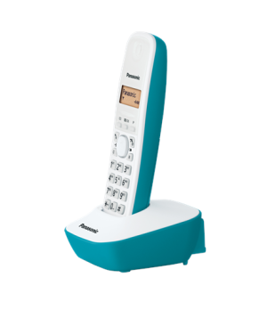 Panasonic | Cordless phone | KX-TG1611FXC | Built-in display | Caller ID | White | Conference call | Wireless connection