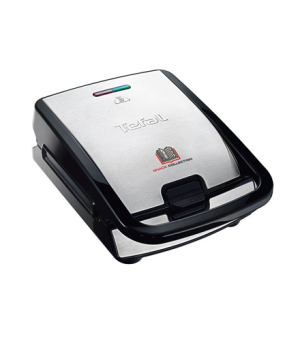 TEFAL | Sandwich Maker | SW854D | 700 W | Number of plates 4 | Number of pastry 2 | Black/Stainless steel