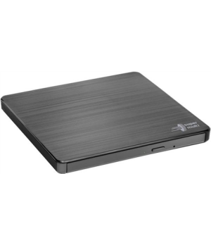 H.L Data Storage | Ultra Slim Portable DVD-Writer | GP60NB60 | Interface USB 2.0 | DVD±R/RW | CD read speed 24 x | CD write spee