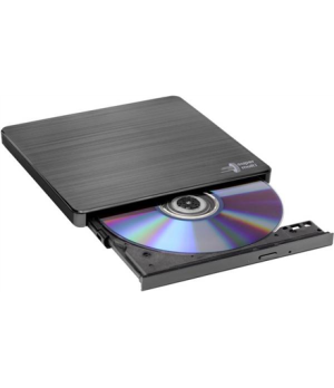 H.L Data Storage | Ultra Slim Portable DVD-Writer | GP60NB60 | Interface USB 2.0 | DVD±R/RW | CD read speed 24 x | CD write spee