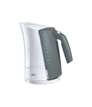 Braun | Kettle | WK500 MultiQuick 5 | Standard | 3000 W | 1.7 L | Plastic | 360° rotational base | White/Grey