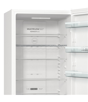 Gorenje | Refrigerator | NRK6202AW4 | Energy efficiency class E | Free standing | Combi | Height 200 cm | No Frost system | Frid