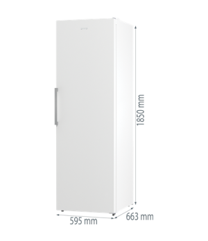 Gorenje | Refrigerator | R619EEW5 | Energy efficiency class E | Free standing | Larder | Height 185 cm | Fridge net capacity 398