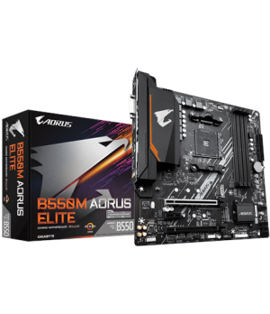 Gigabyte | B550M AORUS ELITE 1.0 | Processor family AMD | Processor socket AM4 | DDR4 DIMM | Memory slots 4 | Number of SATA con