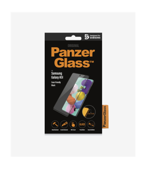 PanzerGlass | Case Friendly | Samsung | For Samsung Galaxy A51 | Black | Clear Screen Protector