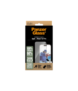 PanzerGlass Screen protector | Apple | iPhone 16 Pro Max | Glass | Transparent | Ultra-Wide Fit