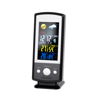 Mesko | MS 1177 | Black | Colorful Digital Display | Weather station