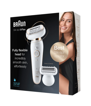 Braun | Epilator | Silk-epil 9 Flex SES9002 | Operating time (max) 40 min | Bulb lifetime (flashes) Not applicable | Number of p