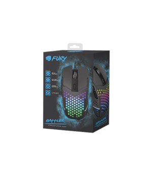 Fury | OPTICAL [6400DPI] | Wired Optical Gaming Mouse | Battler | Yes