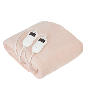 Camry | Electric blanket | CR 7424 | Number of heating levels 8 | Number of persons 2 | Washable | Coral fleece | 2 x 60 W | Bei