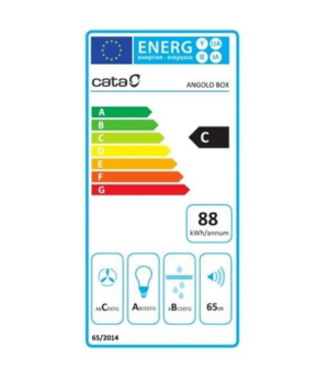 CATA | Hood | ANGOLO BOX | Energy efficiency class A | Wall mounted | Width 100 cm | 850 m³/h | Mechanical control | Stainless s