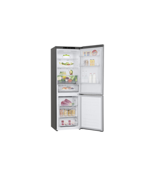 LG | Refrigerator | GBB61PZJMN | Energy efficiency class E | Free standing | Combi | Height 186 cm | No Frost system | Fridge ne