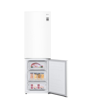 LG | Refrigerator | GBB61SWJMN | Energy efficiency class E | Free standing | Combi | Height 186 cm | No Frost system | Fridge ne